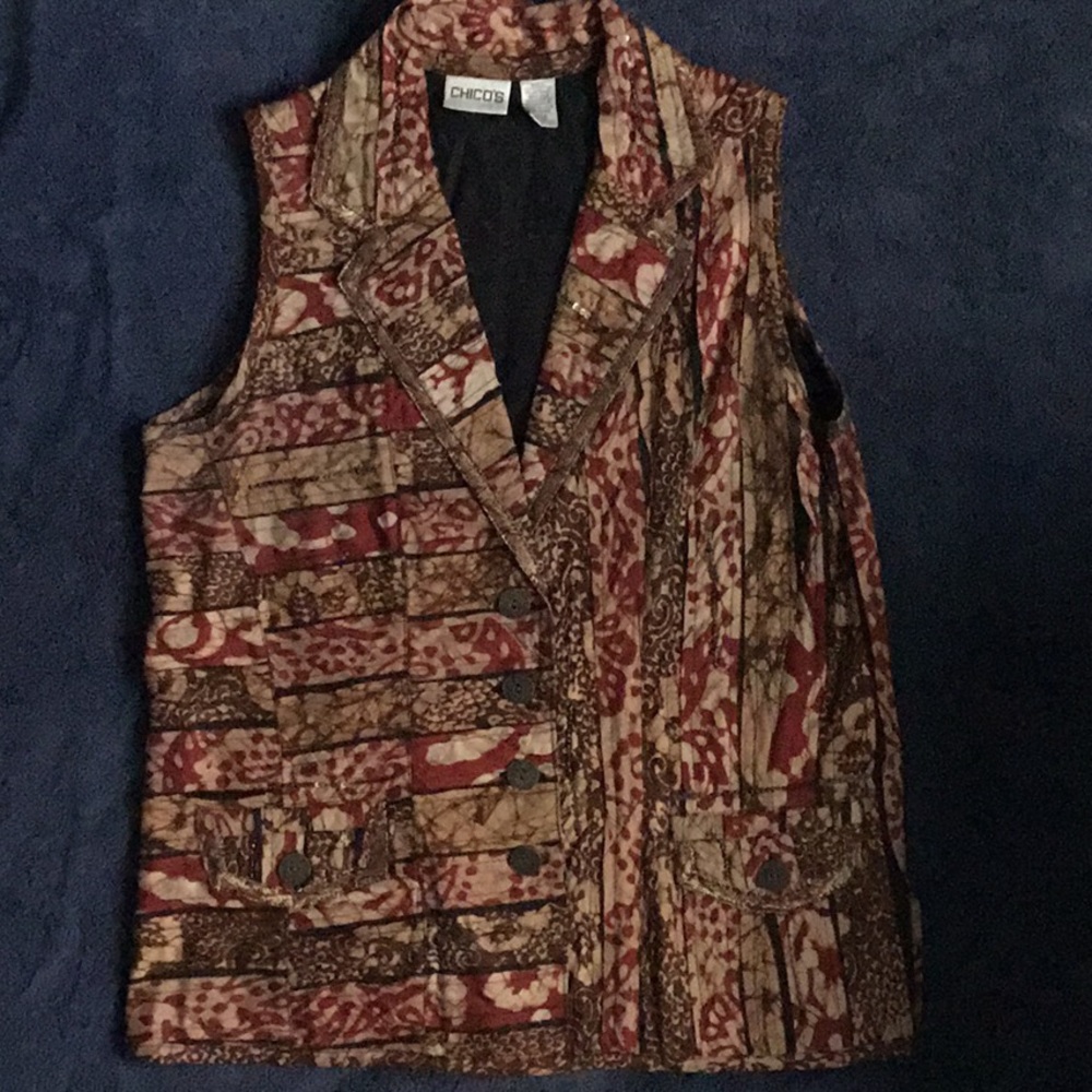 Beautiful Chico’s vest, size 0